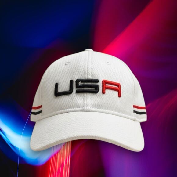 USA HAT Ryder Cup Practice Rounds New Era 9TWENTY White golf hat Women’s America main image 4